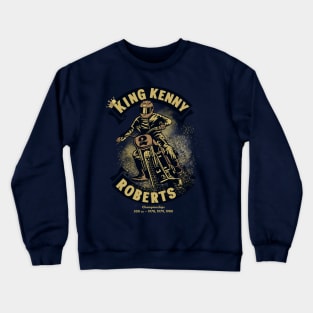 Motorcycle_Legend_King_Kenny_Roberts Crewneck Sweatshirt